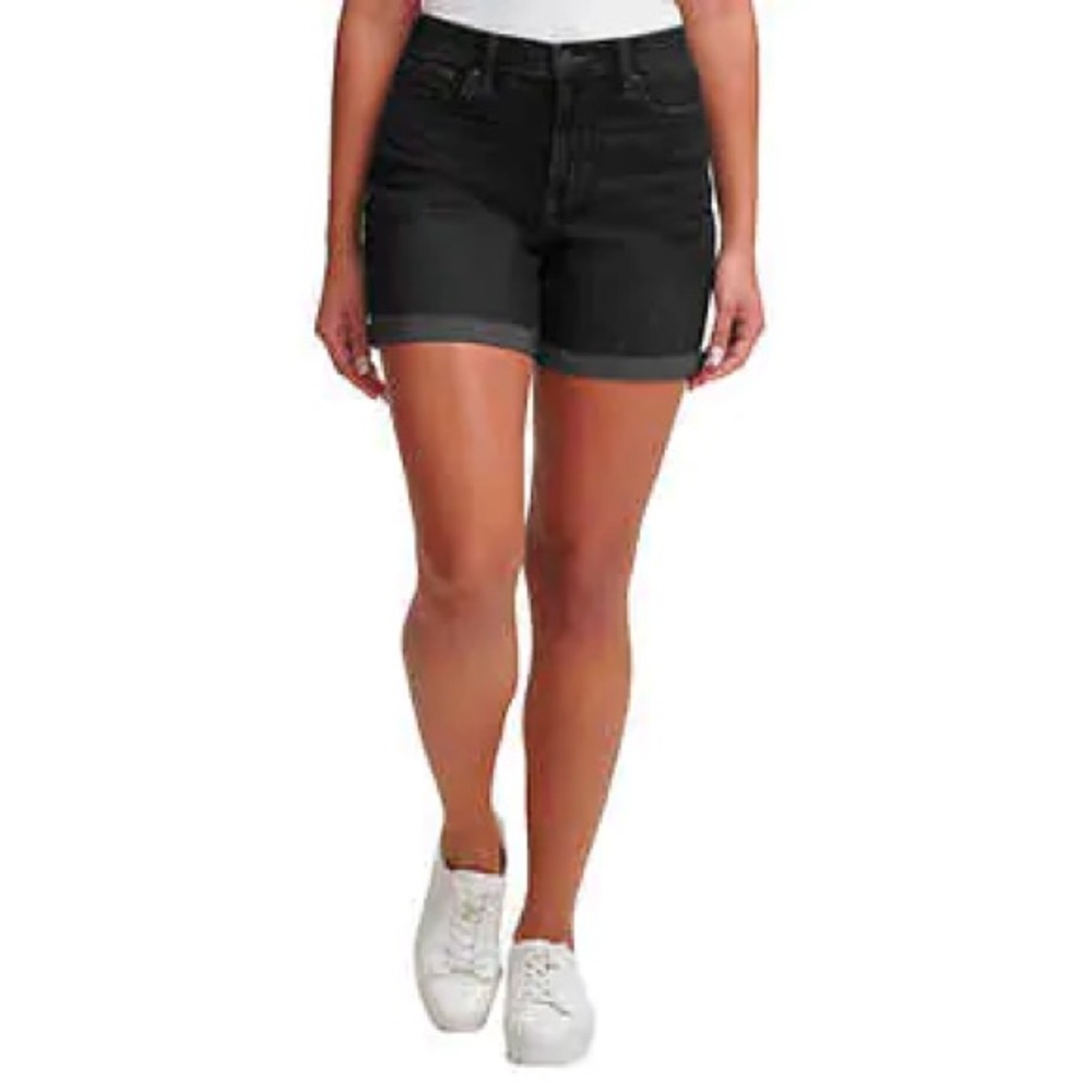 Calvin Klein Black Denim Shorts